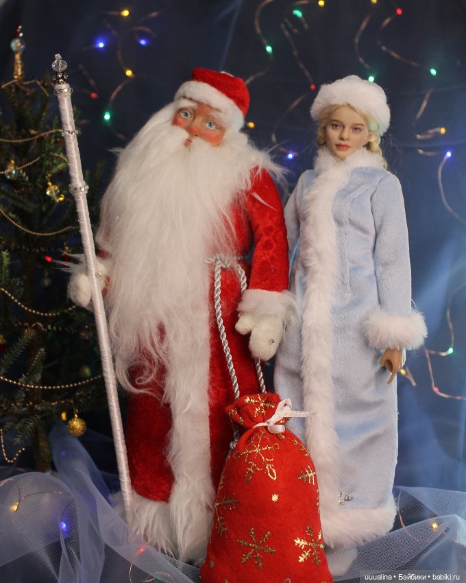 С НОВЫМ ГОДОМ! ч.2 Снегурочка в голубом - ООАК моего авторства (фото 5)