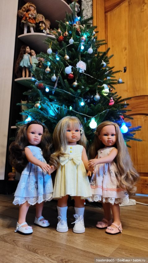 С Новым годом от моих куклосемеек (фото 4)