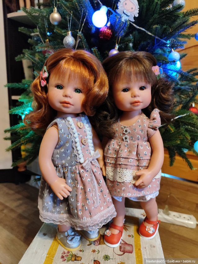 С Новым годом от моих куклосемеек