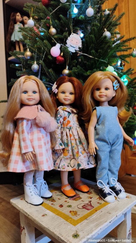 С Новым годом от моих куклосемеек