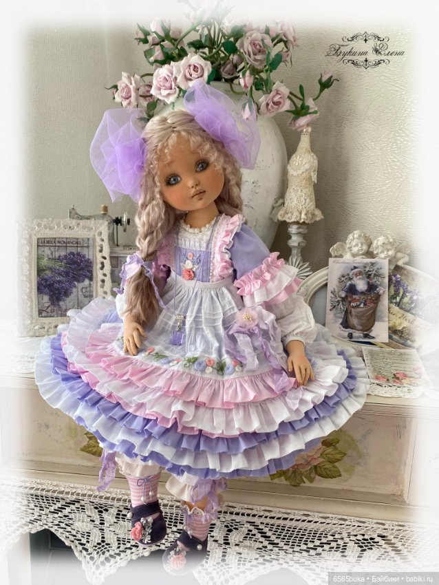 Асенька - коллекционная текстильная кукла