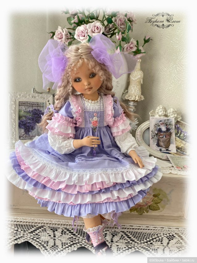 Асенька - коллекционная текстильная кукла (фото 2)
