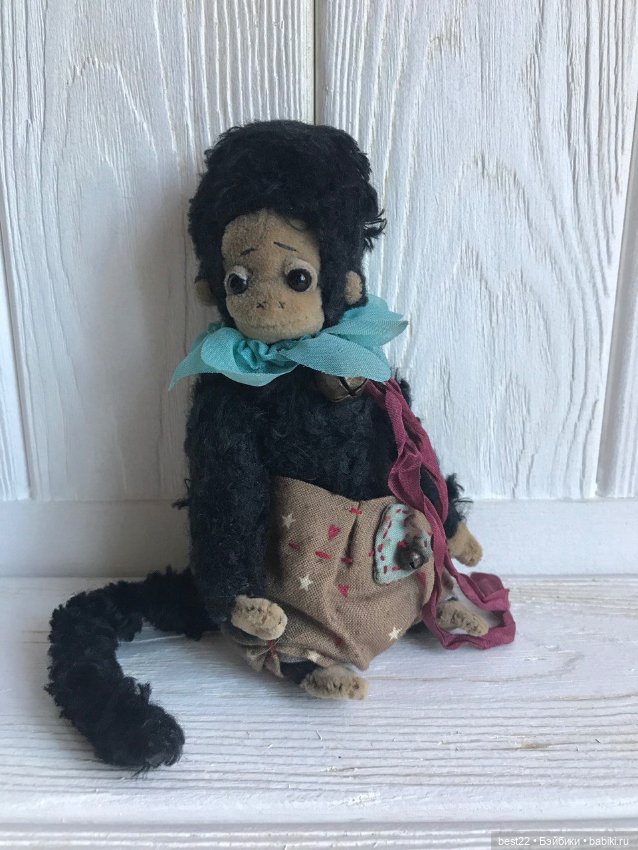 Домашняя мартышка Джонни — Авторские мишки Тедди и друзья: фото (фото 2)