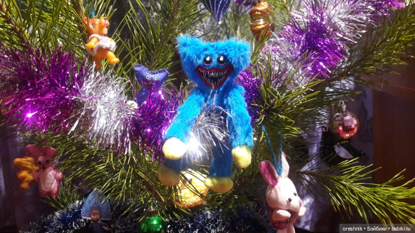 Повязунчики на ёлке 🎄😘🎉 — Авторские вязаные куклы: интерьерные