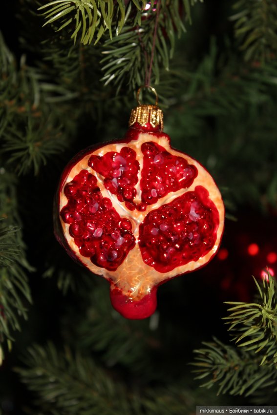 Моя коллекция стеклянных игрушек на ёлку