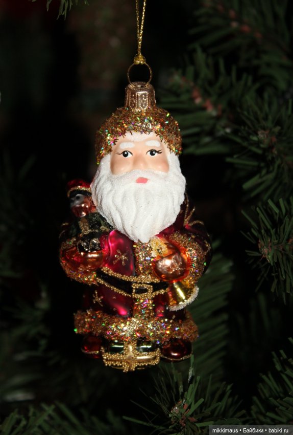 Моя коллекция стеклянных игрушек на ёлку