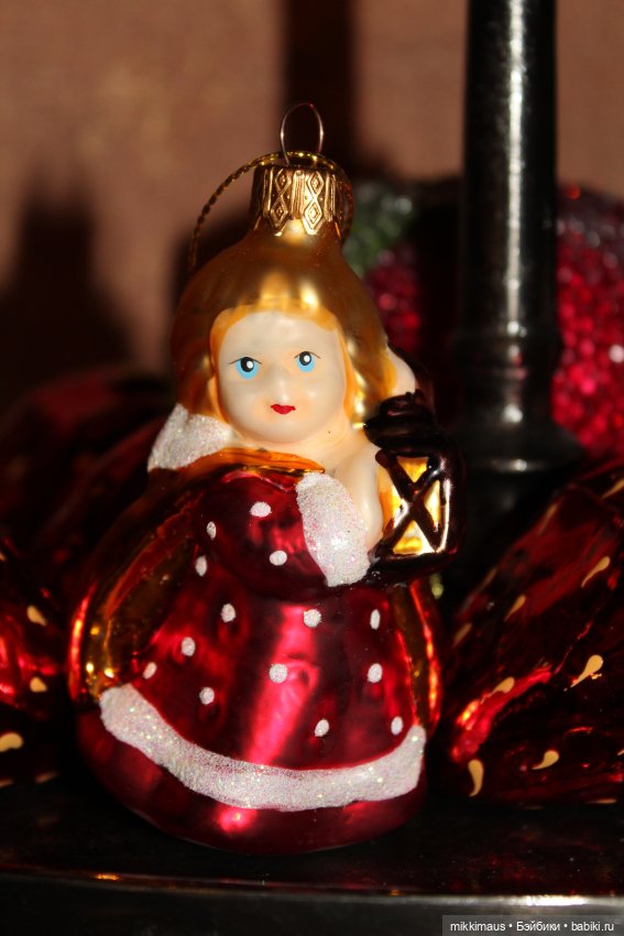 Моя коллекция стеклянных игрушек на ёлку