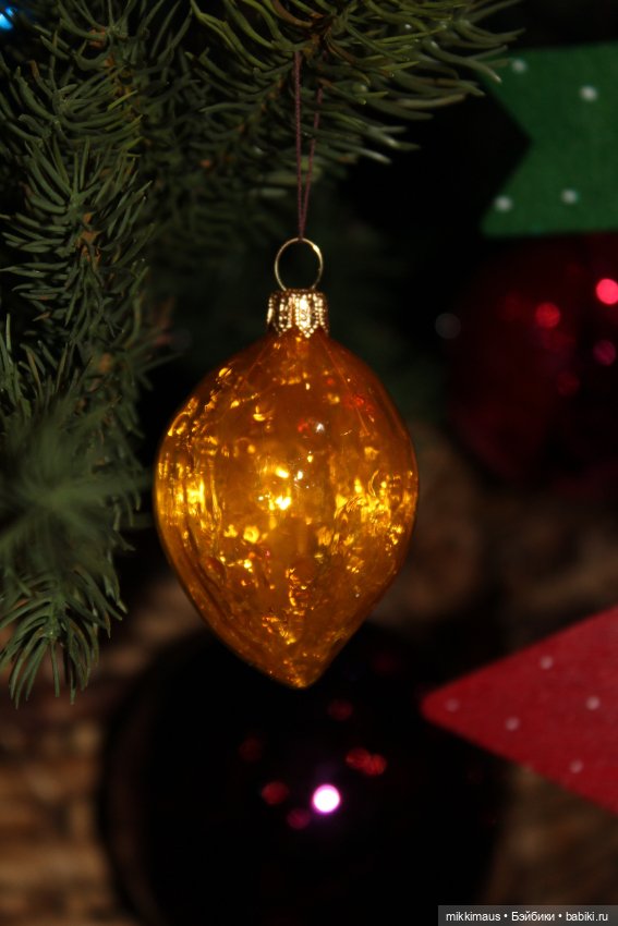 Моя коллекция стеклянных игрушек на ёлку