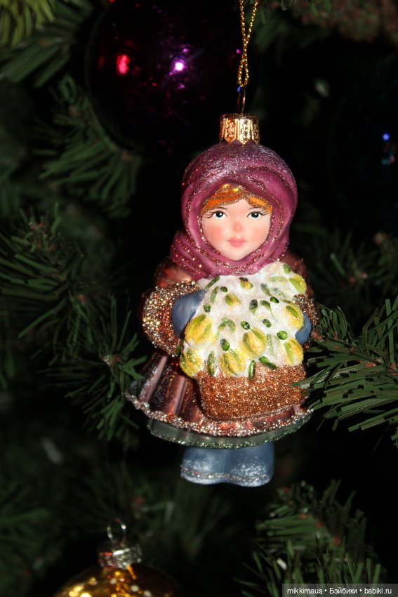 Моя коллекция стеклянных игрушек на ёлку