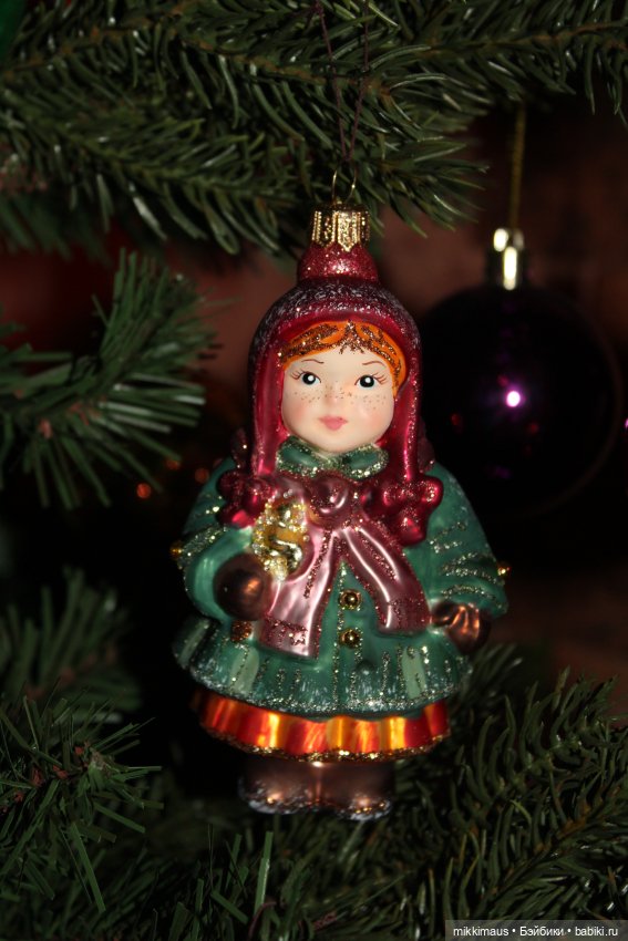 Моя коллекция стеклянных игрушек на ёлку