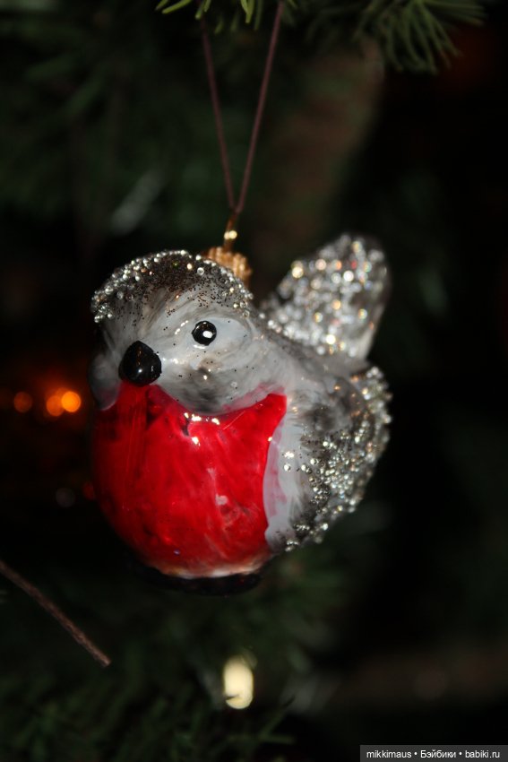 Моя коллекция стеклянных игрушек на ёлку