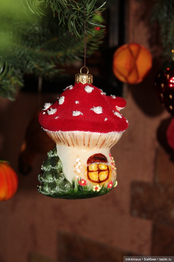 Моя коллекция стеклянных игрушек на ёлку