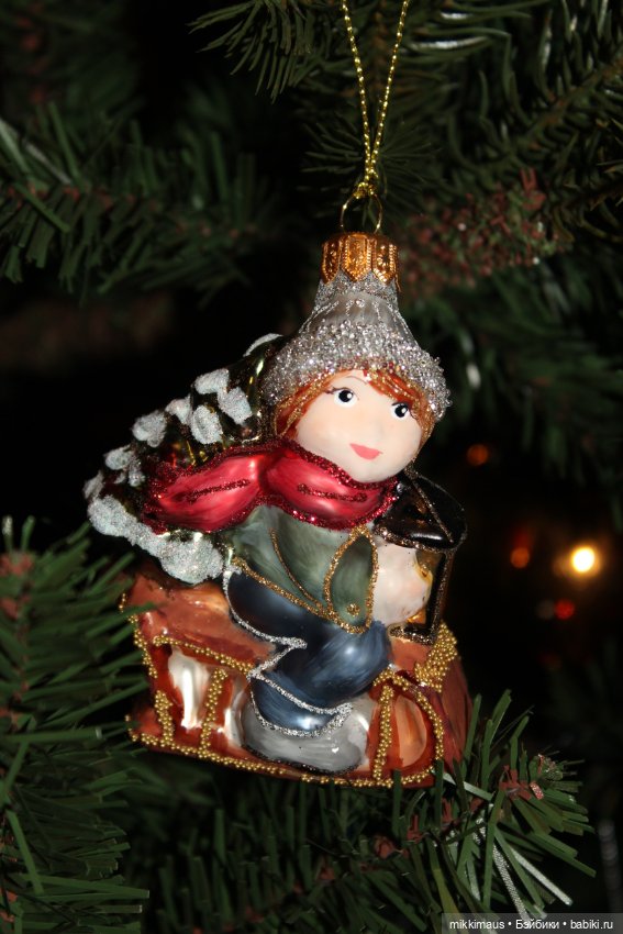 Моя коллекция стеклянных игрушек на ёлку