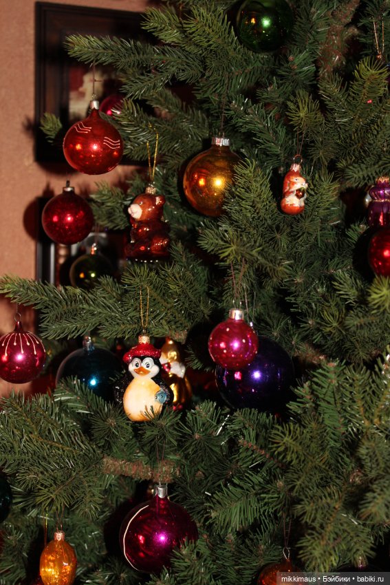 Моя коллекция стеклянных игрушек на ёлку