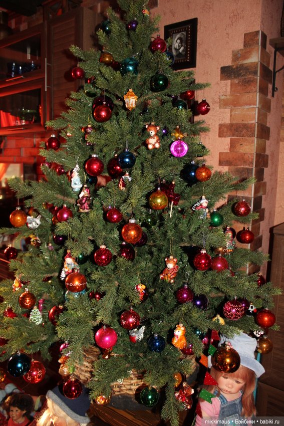 Моя коллекция стеклянных игрушек на ёлку