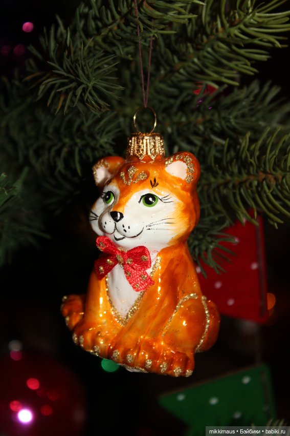 Моя коллекция стеклянных игрушек на ёлку