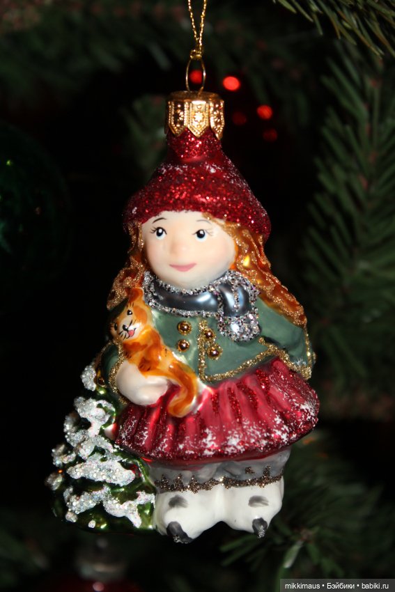 Моя коллекция стеклянных игрушек на ёлку