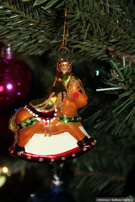 Моя коллекция стеклянных игрушек на ёлку