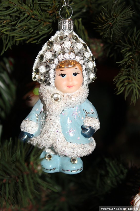 Моя коллекция стеклянных игрушек на ёлку