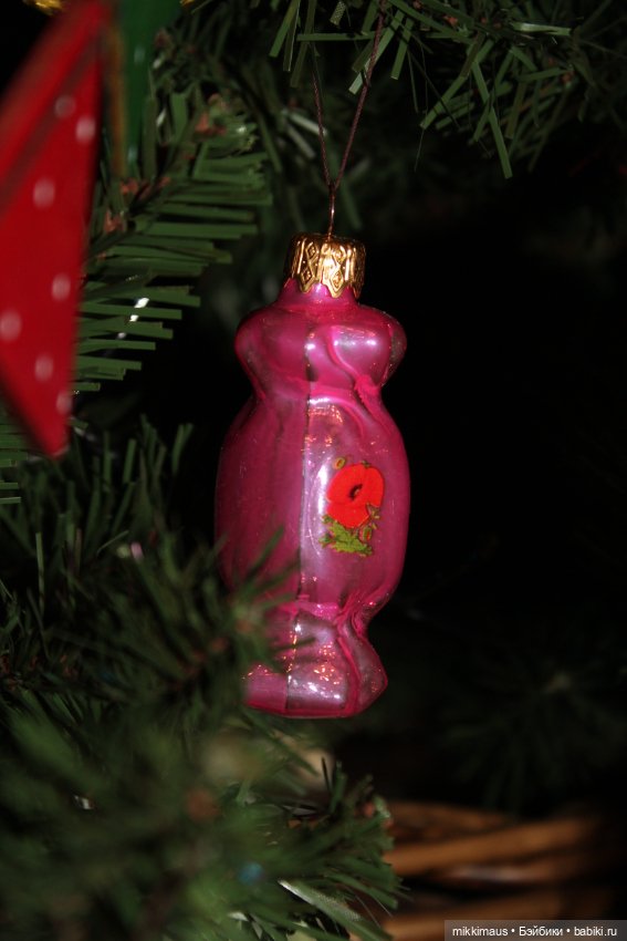 Моя коллекция стеклянных игрушек на ёлку