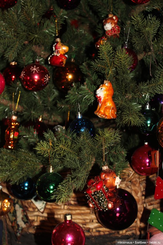 Моя коллекция стеклянных игрушек на ёлку