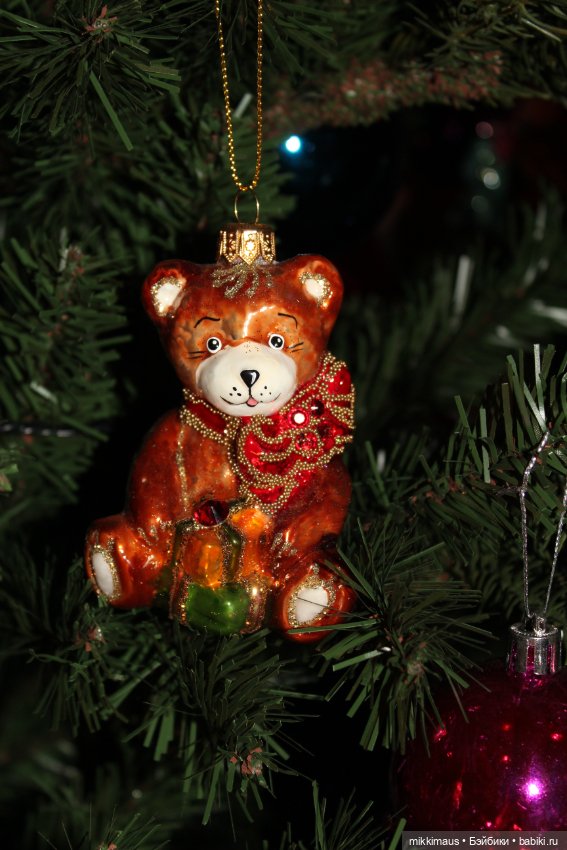 Моя коллекция стеклянных игрушек на ёлку