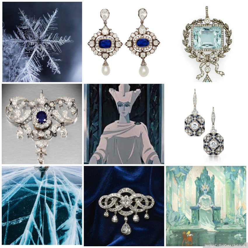 Cool-True Winter. Январь. Сапфиры