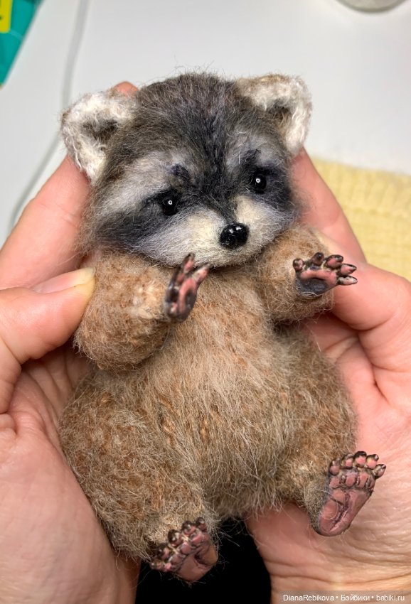 Енотик родился — Вязаные игрушки и амигуруми: крючком (фото 8)