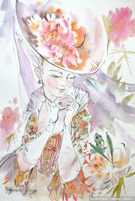 Драконы - рисунки Дарьи Красновой