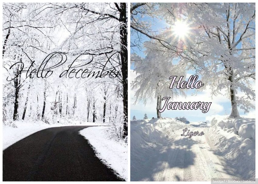 Цветотипы - переход Декабрь-Январь