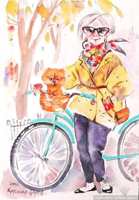 Много на свете различных собак - рисунки Дарьи Красновой