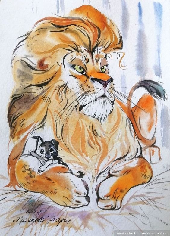 Много на свете различных собак - рисунки Дарьи Красновой