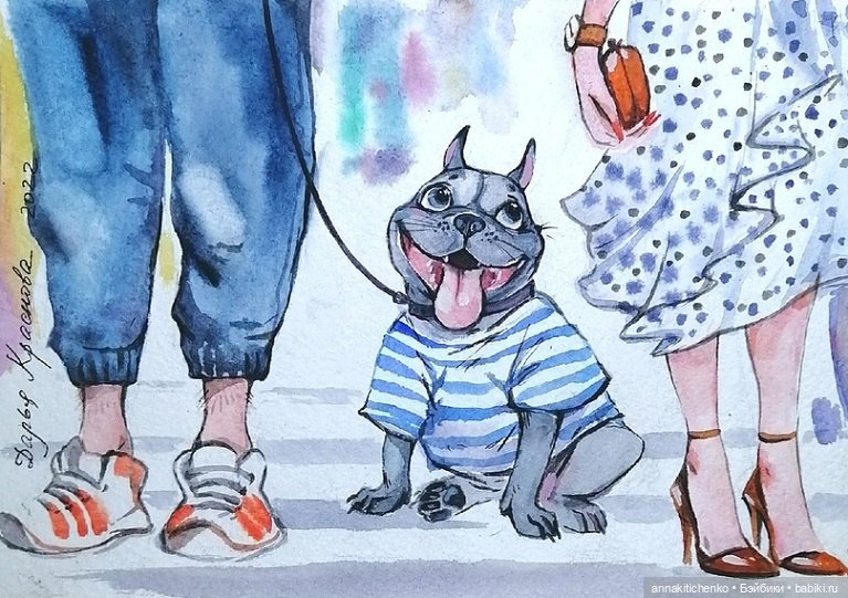 Много на свете различных собак - рисунки Дарьи Красновой (фото 3)