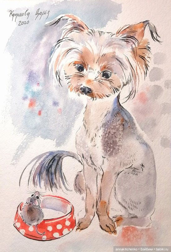 Много на свете различных собак - рисунки Дарьи Красновой (фото 9)