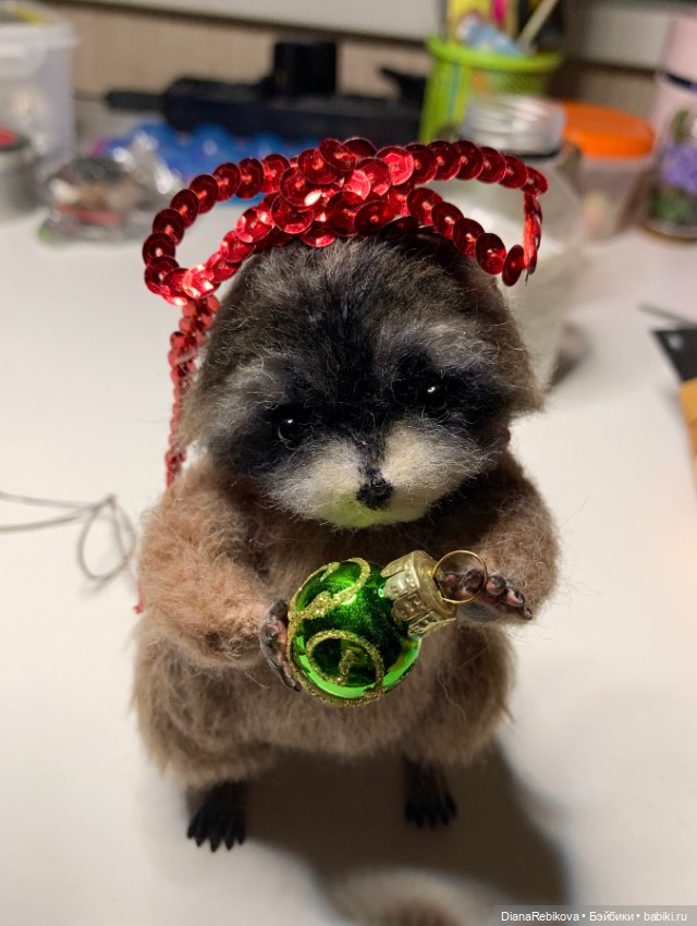 Енотик родился — Вязаные игрушки и амигуруми: крючком (фото 10)