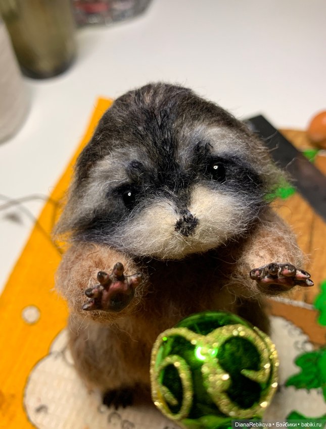 Енотик родился — Вязаные игрушки и амигуруми: крючком (фото 9)