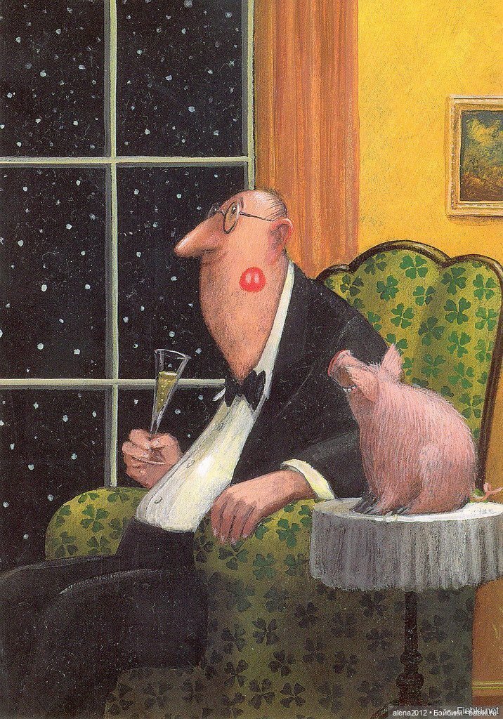 Герхард Глюк, добрые новогодние картики, и не только новогодние