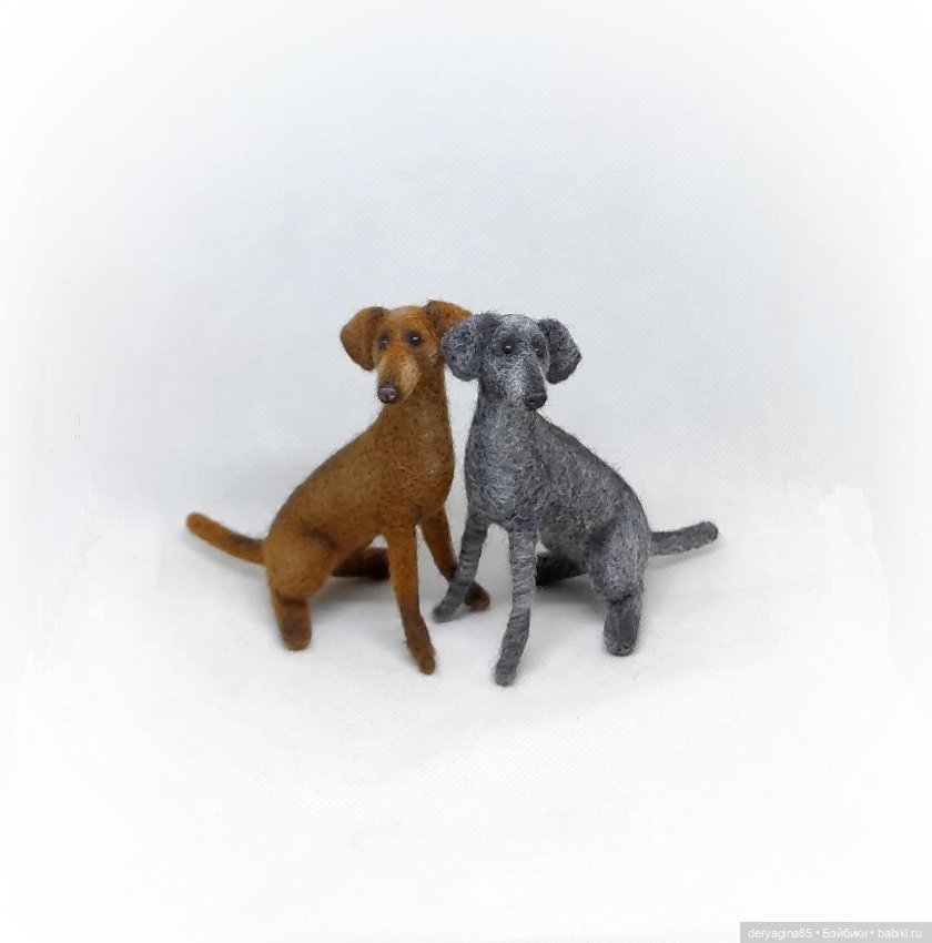 Дворняжки — Валяные игрушки из шерсти: сухое валяние (фото 7)