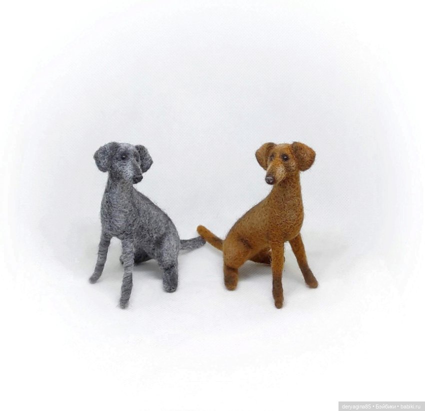 Дворняжки — Валяные игрушки из шерсти: сухое валяние (фото 5)