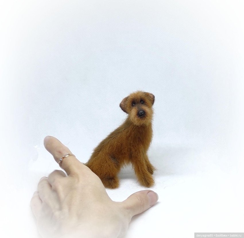 Дворняжка — Валяные игрушки из шерсти: сухое валяние (фото 6)