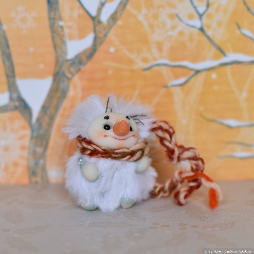 Снеговики — Домашние фото авторских игрушек: Тедди (фото 6)
