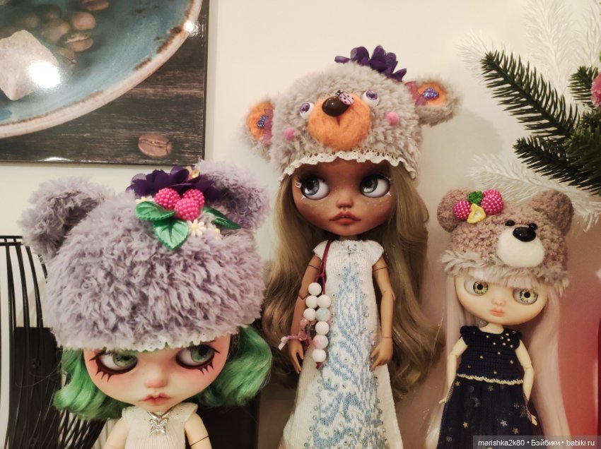 Новые шапки на кукол Блайз (фото 2)