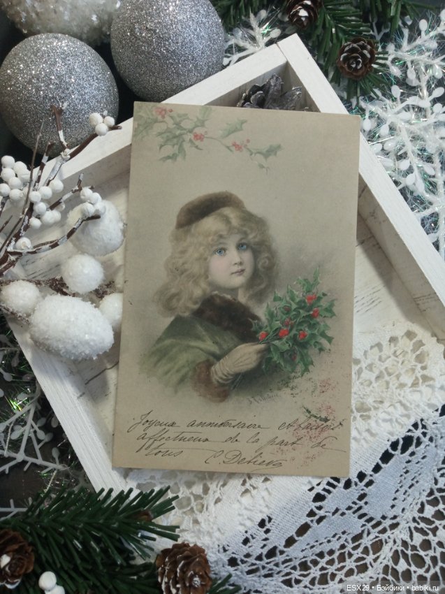Рождество на старинных открытках. Часть 4 (фото 3)