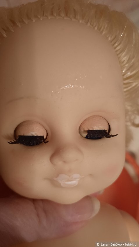 Ремонт куклы — Ремонт кукол СССР и ГДР (немок): чернота (фото 2)