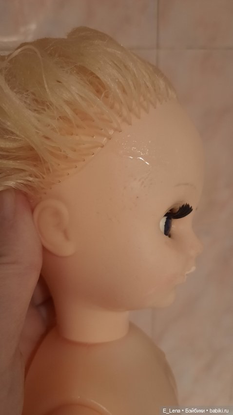 Ремонт куклы — Ремонт кукол СССР и ГДР (немок): чернота (фото 5)