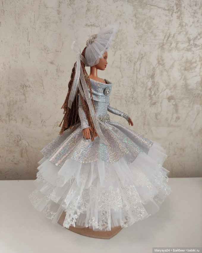 Новогодняя фея ❄ — Одежда и обувь для кукол своими руками: фото (фото 2)