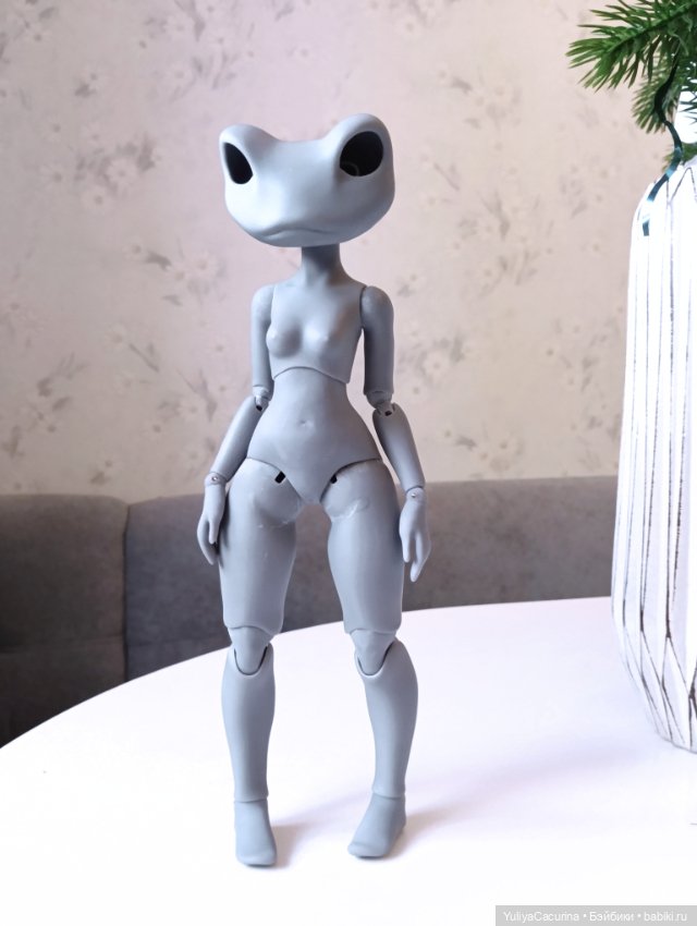 Лягушка на принтере — Авторские шарнирные куклы своими руками: лепка (фото 8)