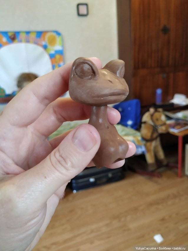 Лягушка на принтере — Авторские шарнирные куклы своими руками: лепка (фото 2)