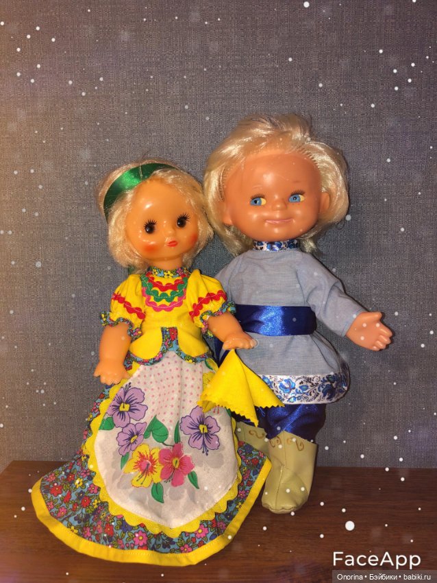 Оля и Антошка — Советские винтажные куклы (СССР): Ленигрушка (фото 6)
