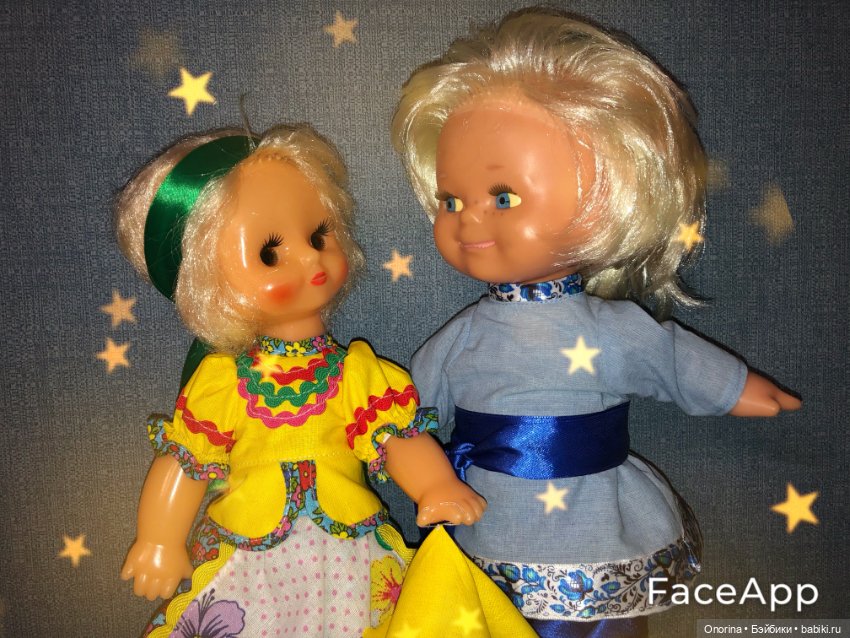 Оля и Антошка — Советские винтажные куклы (СССР): Ленигрушка